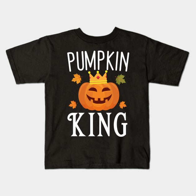 Pumpkin King Kids T-Shirt by Eugenex